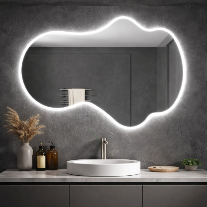 Espejo Decorativo LED Orgánico OY6080